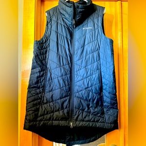 Women’s Columbia Omni-heat long vest. Size XL
